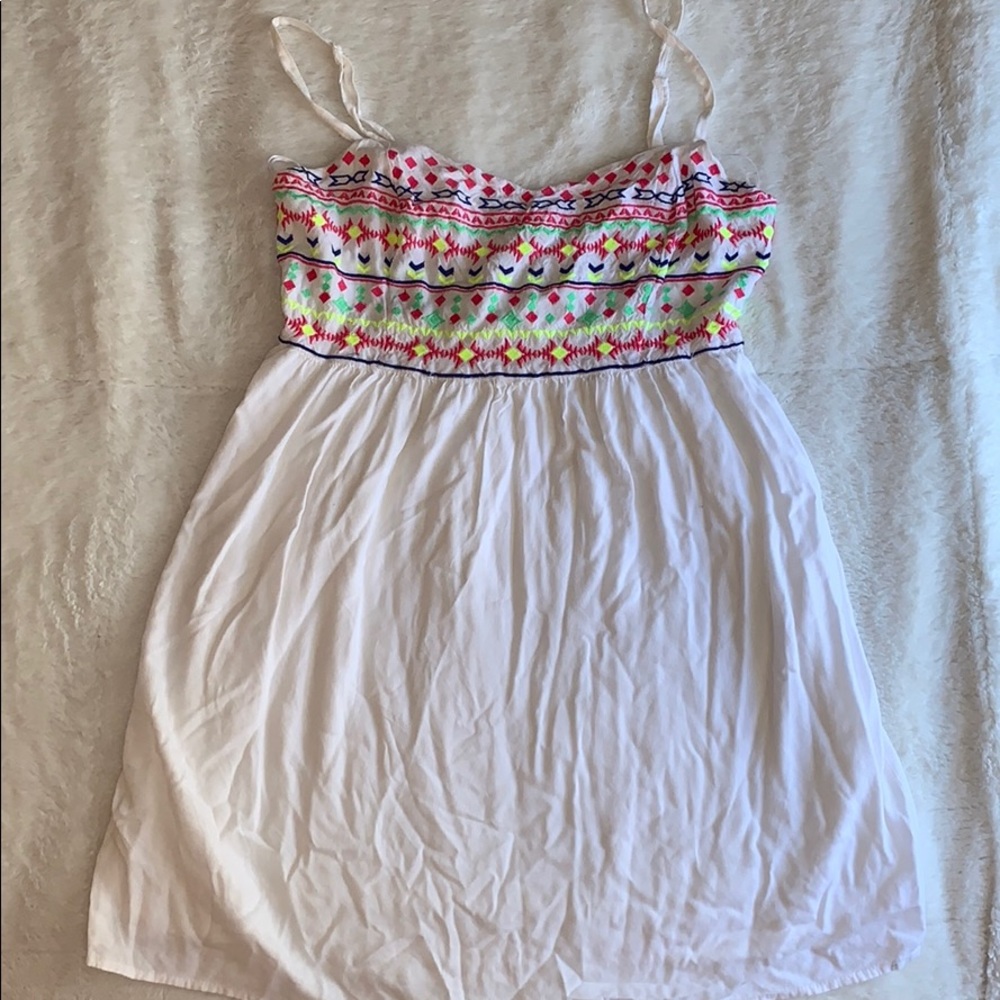 White and Neon Dress